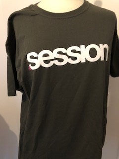Ladies Session T-Shirt Large Dark Green (pre-used)