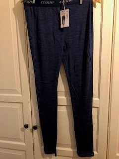 Crane Ladies Leggings size 12/14 Navy Blue