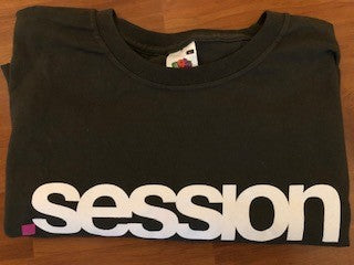 Ladies Session T-Shirt Large Dark Green (pre-used)