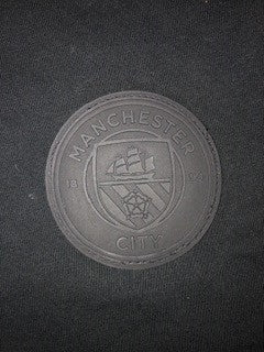 Manchester City T-Shirt Black Small (pre-used)