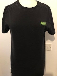 Superdry Black T-Shirt Small