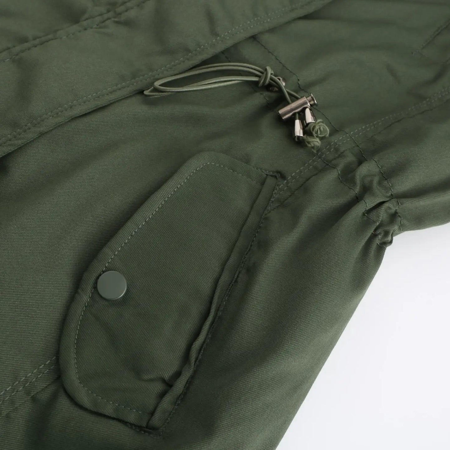 Double Sided Women's winter Thick Detachable Zipper Parka Jacket