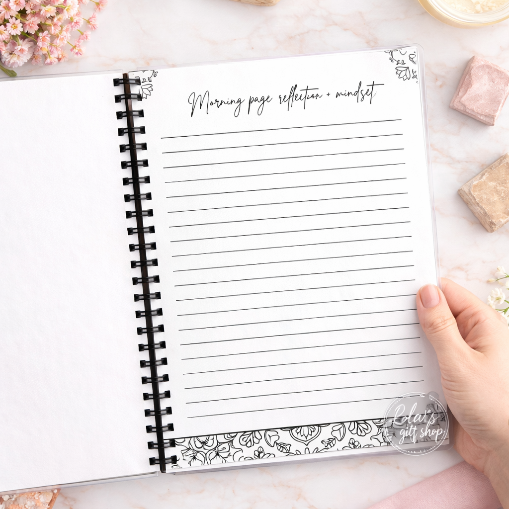 Self Care Coloring Book with Daily Journal