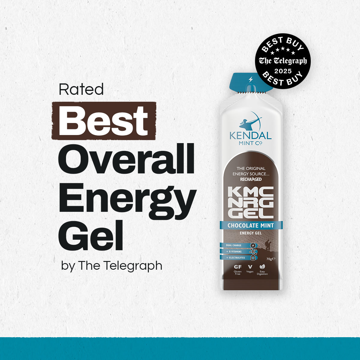 KMC NRG GEL Chocolate Mint Flavour Bundle L (48x70g Gels)