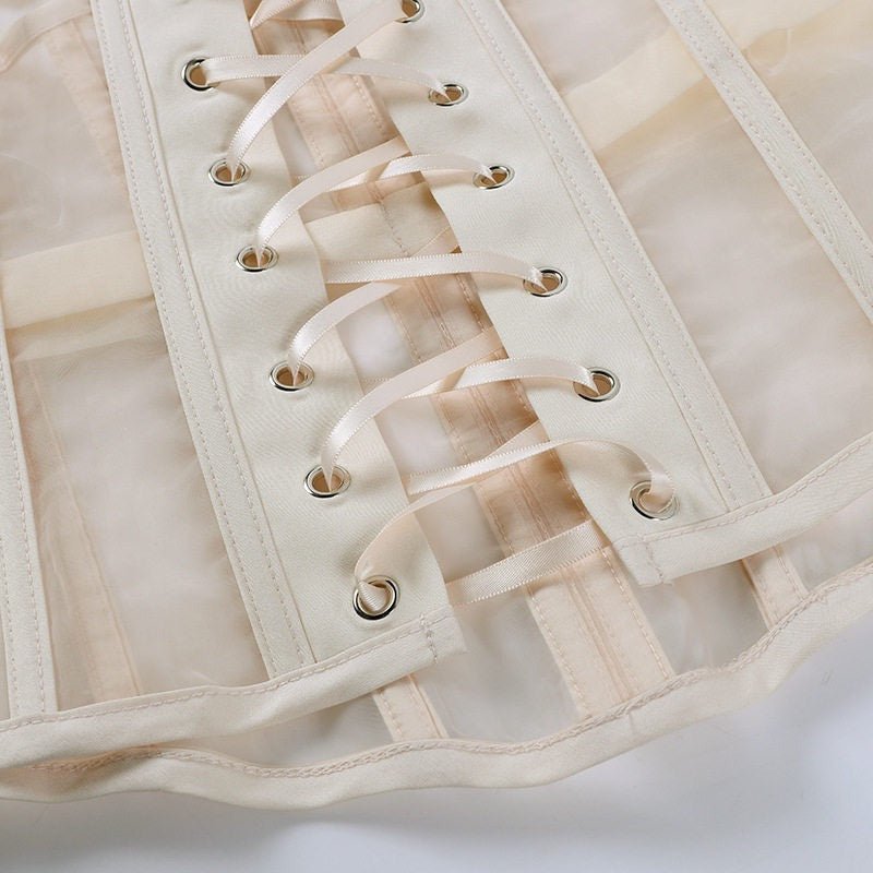 DUBAI Ivory Boned Corset