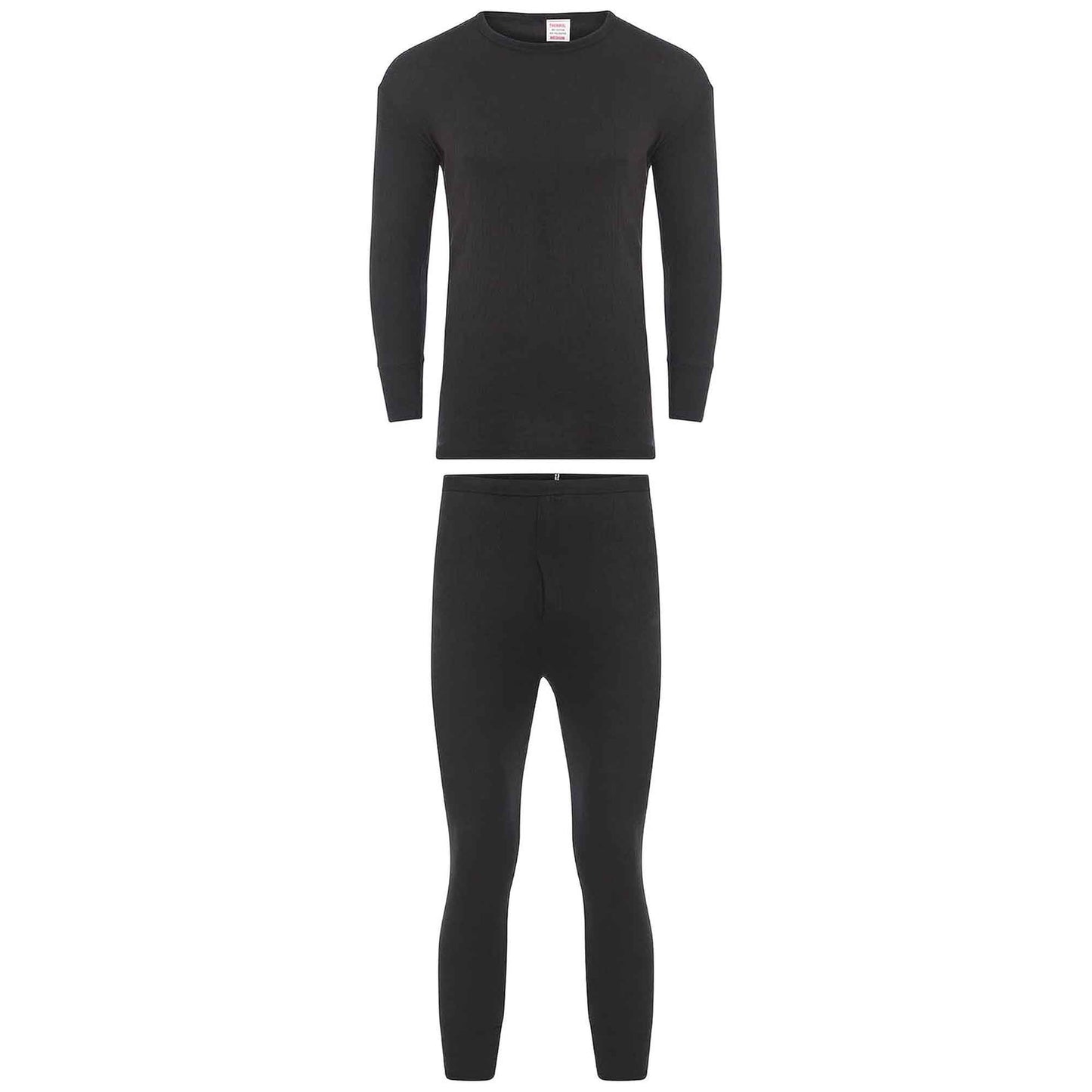 Kids Winter Thermal Underwear Set Boys Warm Long Sleeve Top and Pants Cosy Insulating Base Layer Sizes 3-13 Charcoal Black by Heatwave Thermalwear