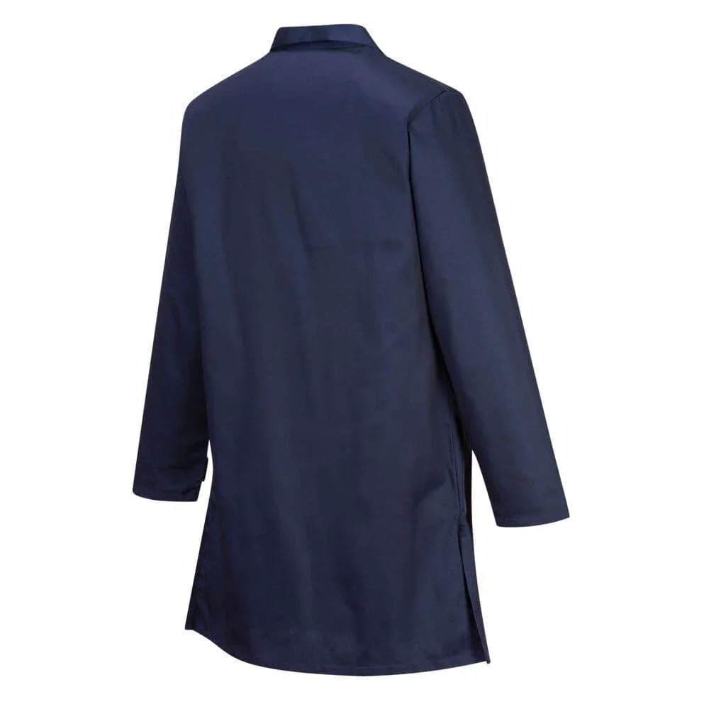 Portwest AS10 Anti-Static ESD Coat Navy XL