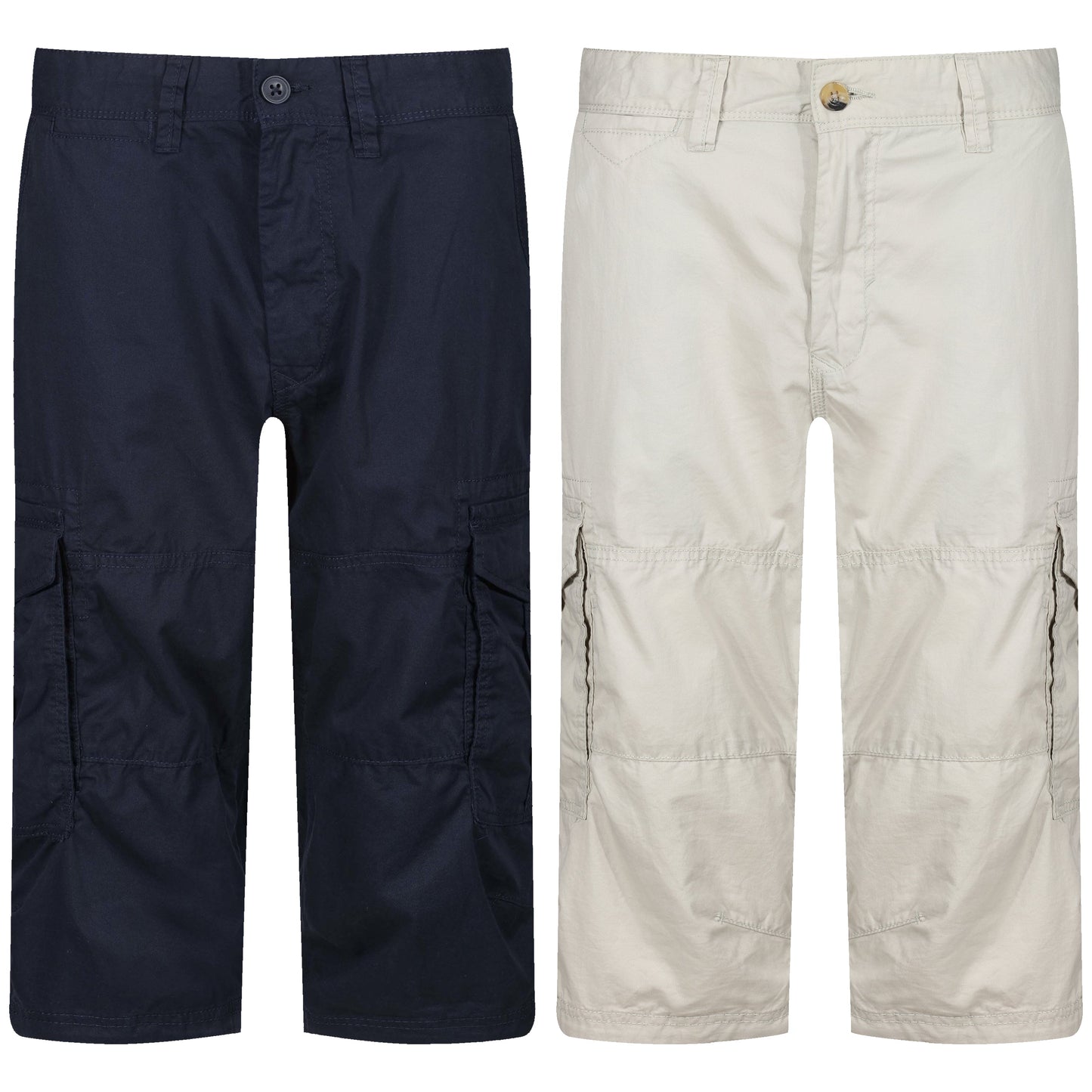C&A 7 Pocket Button Cargo Shorts