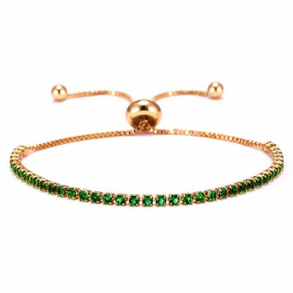 European And American Crystal Bracelet Light Luxury Micro Inlaid Zircon