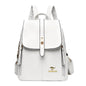Luxury Women Leather Backpacks for Girls Sac a Dos Casual Daypack Black Vintage Backpack School Bags for Girls Mochila Rucksack