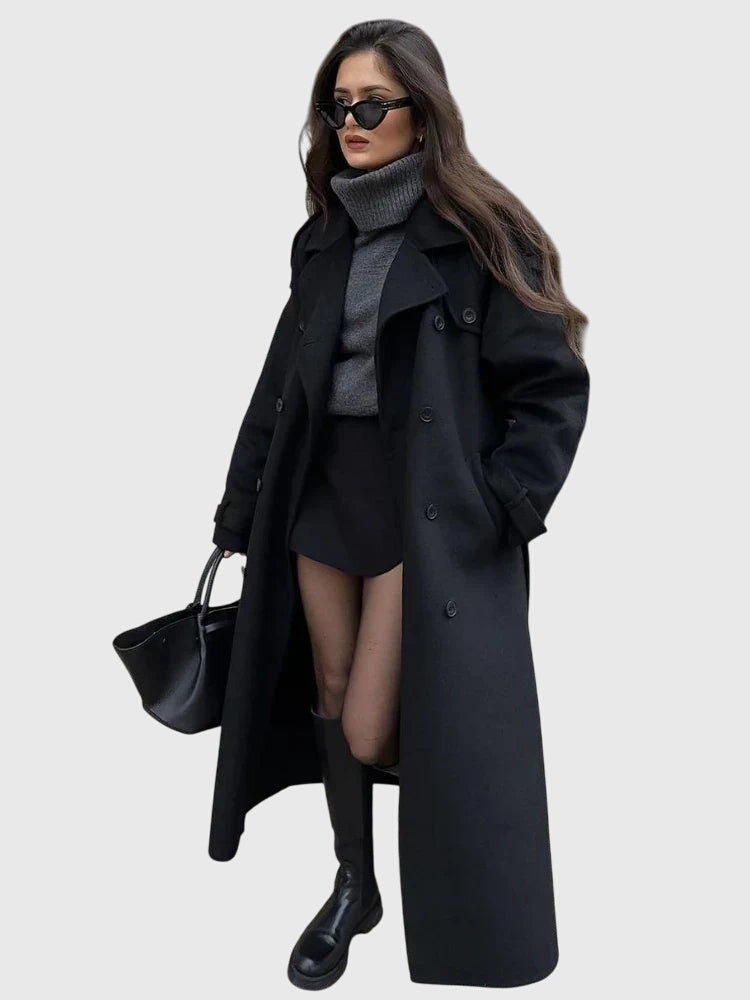 Anika | Classic Black Coat