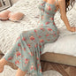 Printed Slim Fit Waist Bandeau Sling Ladies' Homewear
