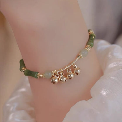 New Chinese Style Bamboo Bell Bracelet Women's Retro
