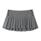 Retro Striped Suit With Pleated Skirt Women's Sexy And Versatile