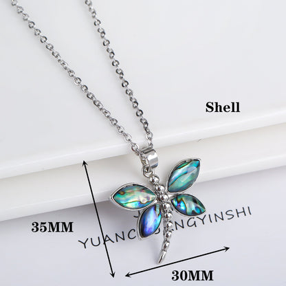 European And American New Inlaid Abalone Shell Pendant