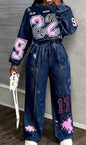Solid Color Casual Suit Women's Loose Slim Fit Two-piece Set