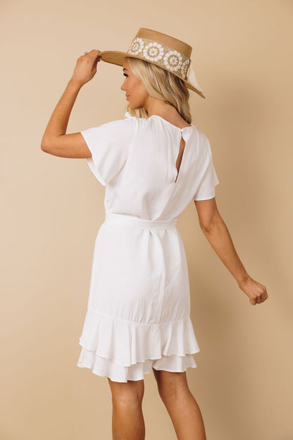 Let's Dance Tassel Wrap Dress