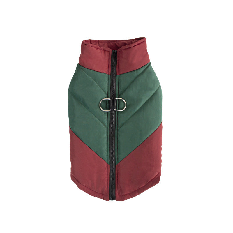 Cross-border Hot Sale Pet Clothing Thickened Warm Dog Cotton Vest Autumn And Winter Pet Dog Clothes In Stock Wholesale