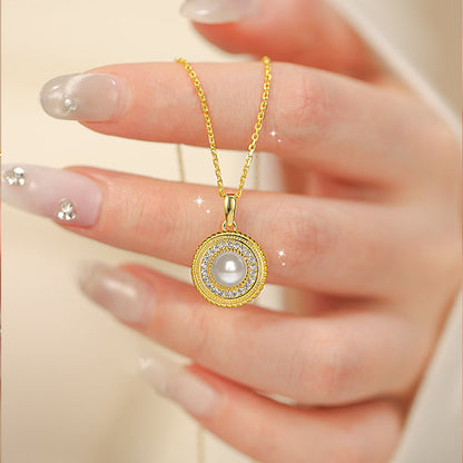 New Chinese Style Necklace With Exquisite Zircon Inlay