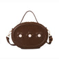 Casual Fashion Solid Color Simple New Embossed Pouch