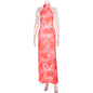 Fashionable Backless Sleeveless Halter Neck Women's Dress Evening Gown