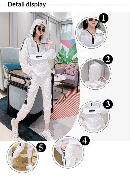 Fashionable Colorful Outerwear Set, Chic And Stylish