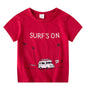 Children's Short Sleeve Boys And Girls T-shirt Cartoon Half Sleeve Top