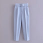 Summer New Style Simple And Fashionable Long Pants With Belt