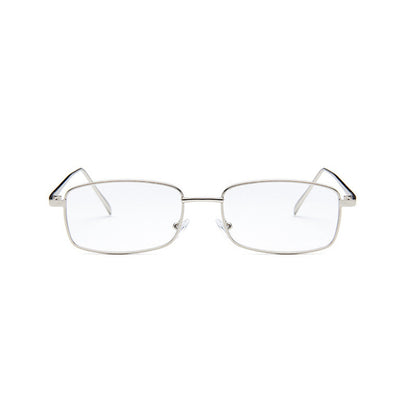 Retro Small Box Square Metal Glasses