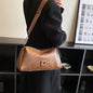 Women's Niche Retro Large Capacity Commuter Shoulder Bag