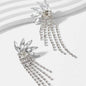 Tassel Multi-section Multi-layer Elongated Overlapping Earrings