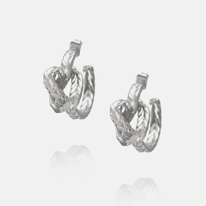 Fashionable Earrings, Irregular Personality Twist Wheat Ears