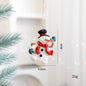 Festive Christmas Ornaments - Handcrafted Resin Gingerbread & Snowman Pendants