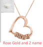 Personalized Heart Necklaces Women Jewelry Custom Name Necklaces & Pendants Mothers Day Gift