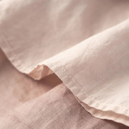 Elastic Waist Literary Retro Cotton And Linen Skirt With Crotch Cover