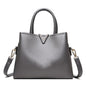 Women's Large Leather Tote Bag | 3 Compartment Work Bag