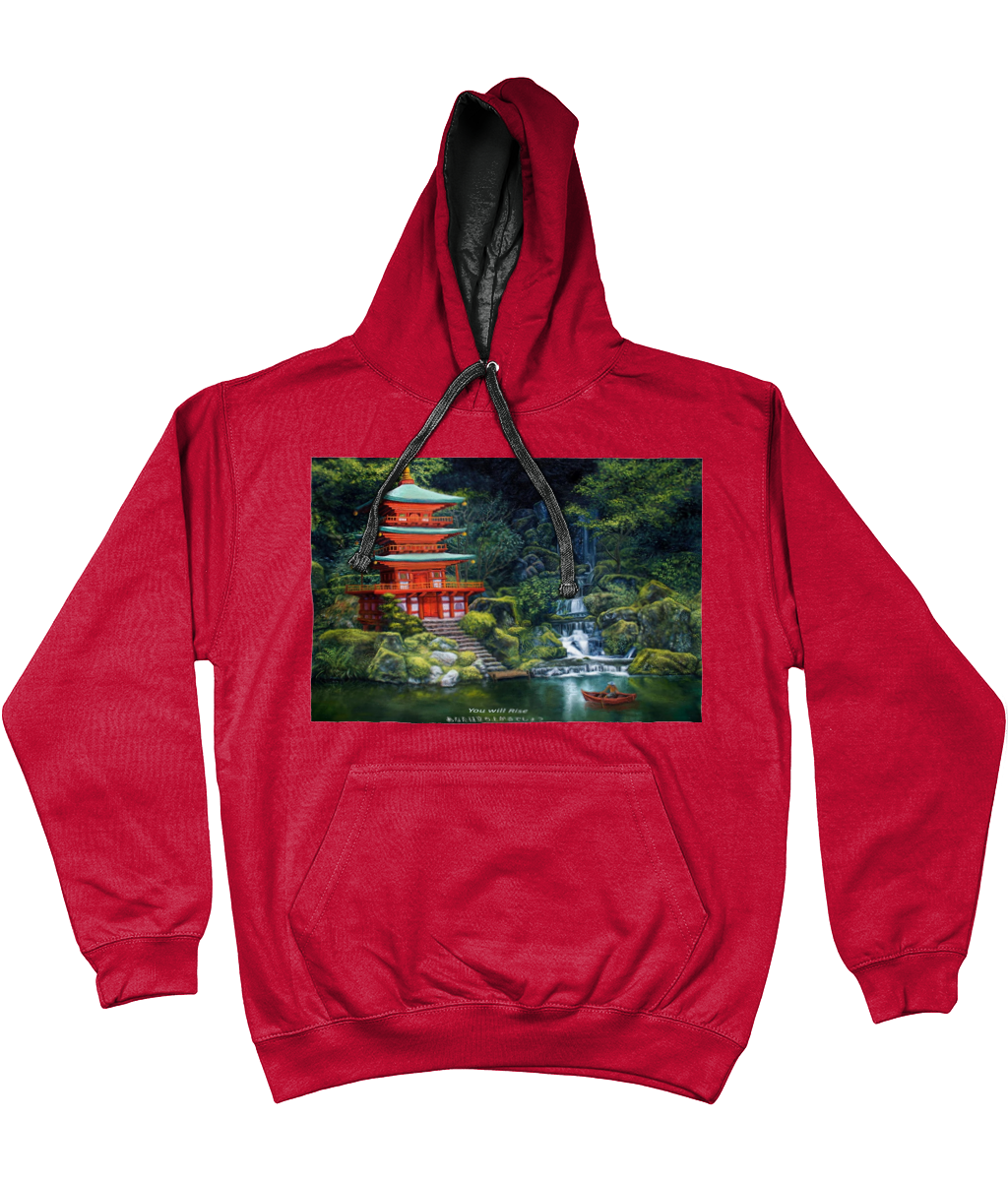 ASLAN Hoodie two tone-Grey Various Colours and Sizes