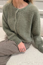 Loose-fitting Vintage Women's Sweater Coat