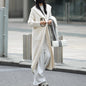 Long Knitted Cardigan Women's Sweater Hooded Trench Coat Coat