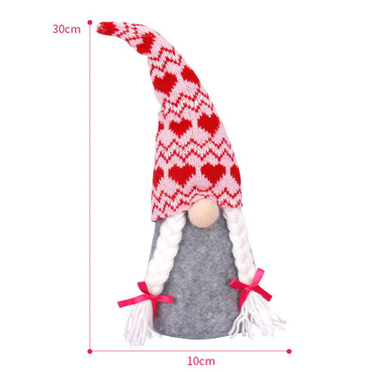 Valentine's Day Decoration Gift Rudolph Doll Faceless Doll