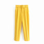 Summer New Style Simple And Fashionable Long Pants With Belt