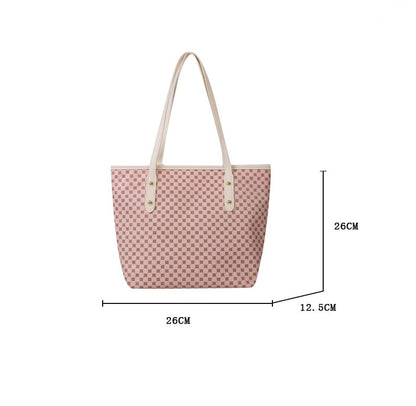 Simple Large Capacity Shoulder Underarm Tote Bag