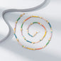 Mixed-color Crystal Beaded Eyeglass Chain, A Fashionable Street Accessory, Is A Ladies' Elegant Eyeglass Rope