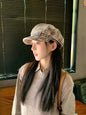 Retro British Peaked Cap All-match Face-looking Little Newsboy Hat