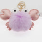 Cartoon Cute Crab Keychain Pendant