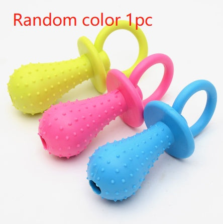 Pet TPR Rubber Three-color Ring Toy