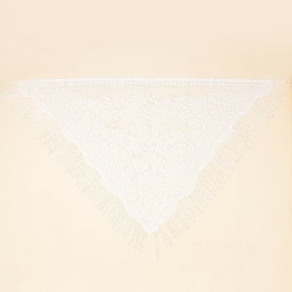 Jacquard Border Casual Shawl For Women