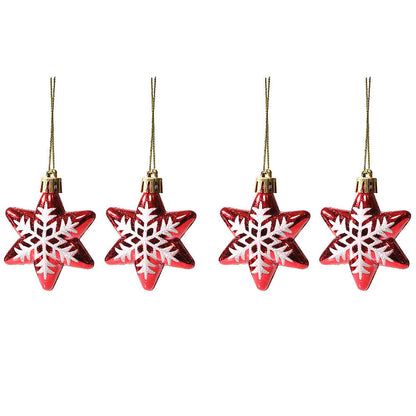 Christmas Painted Special-shaped Ball Pendant