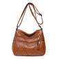 Women's Fashion Casual Crossbody Soft Leather Multi-pocket Shoulder Bag