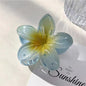 High Sense Plumeria Rubra Seaside Holiday Barrettes